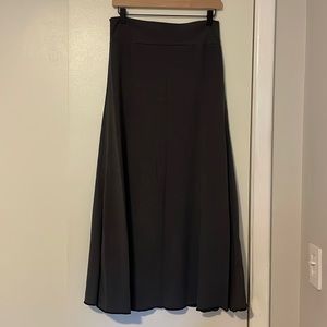 Charcoal gray maxi skirt, handmade, size medium